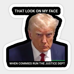 trump mugshot Sticker